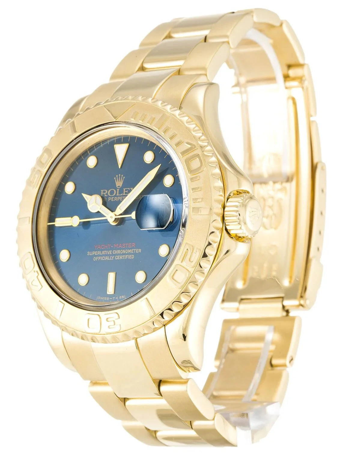 Rolex Yacht Master Gold Blue Dial, 40mm