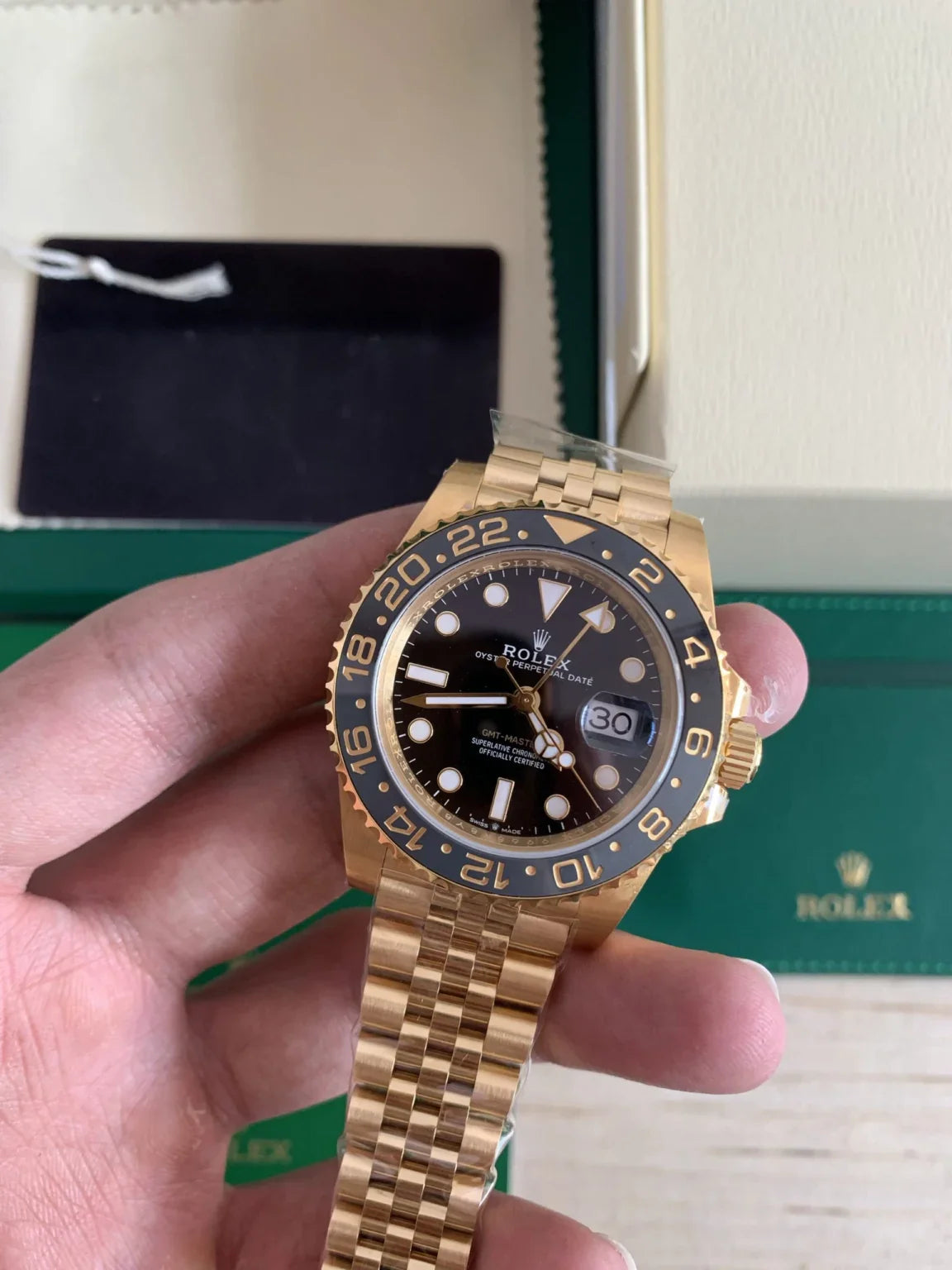 Rolex GMT-Master Gold With Black Dial 40mm