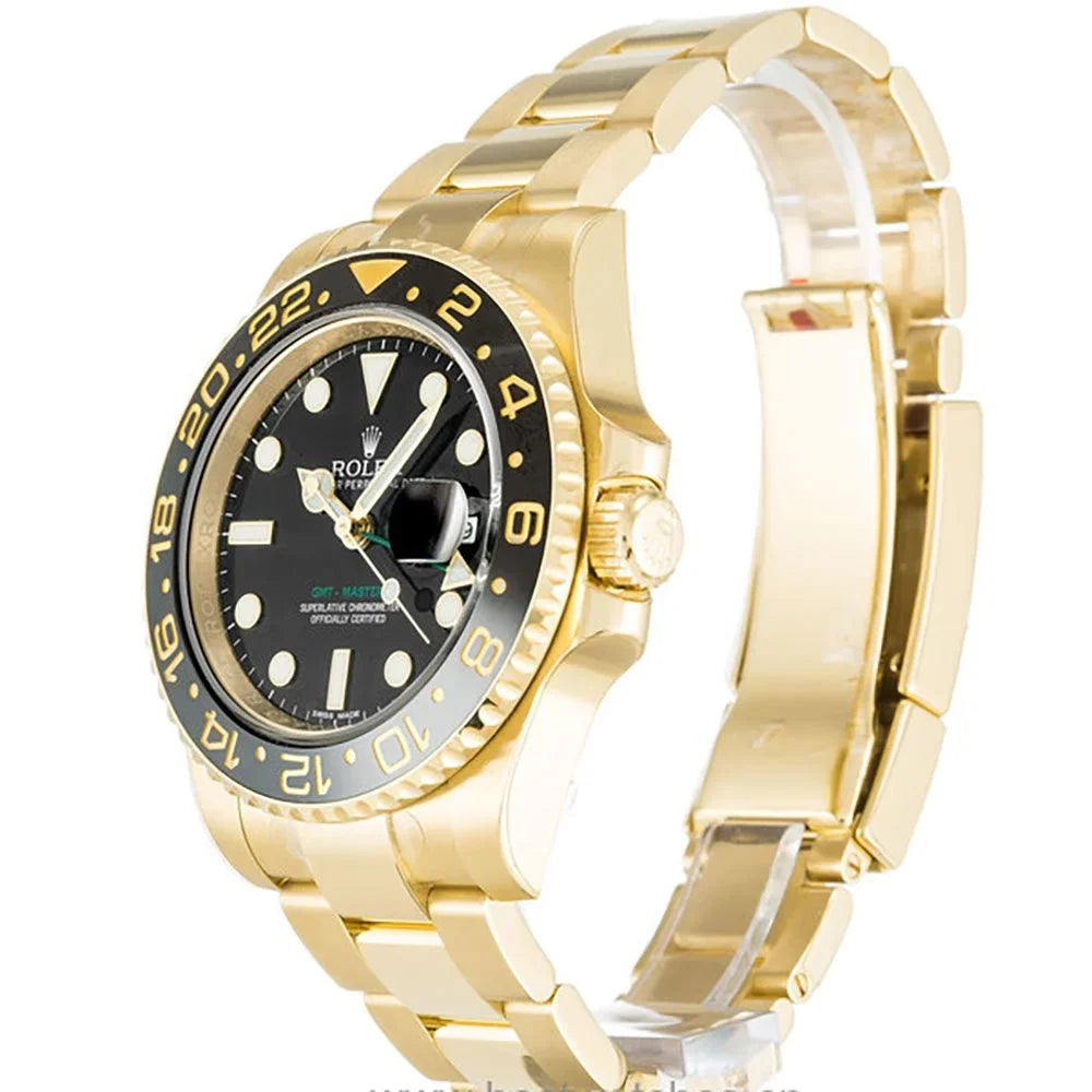 Rolex GMT-Master Black Dial (Numbers gold) 40 mm