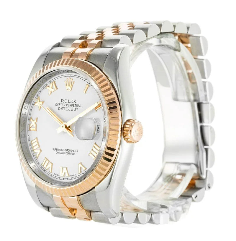 Rolex Datejust Two-Tone white dial, 36mm
