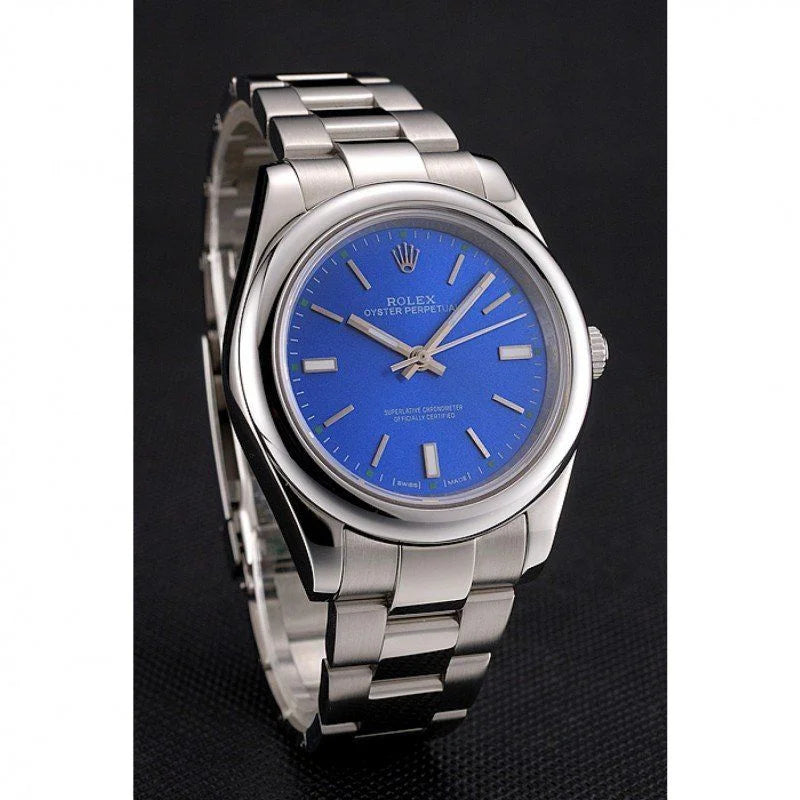 Rolex Oyster Perpetual Date Blue Dial, 41 mm