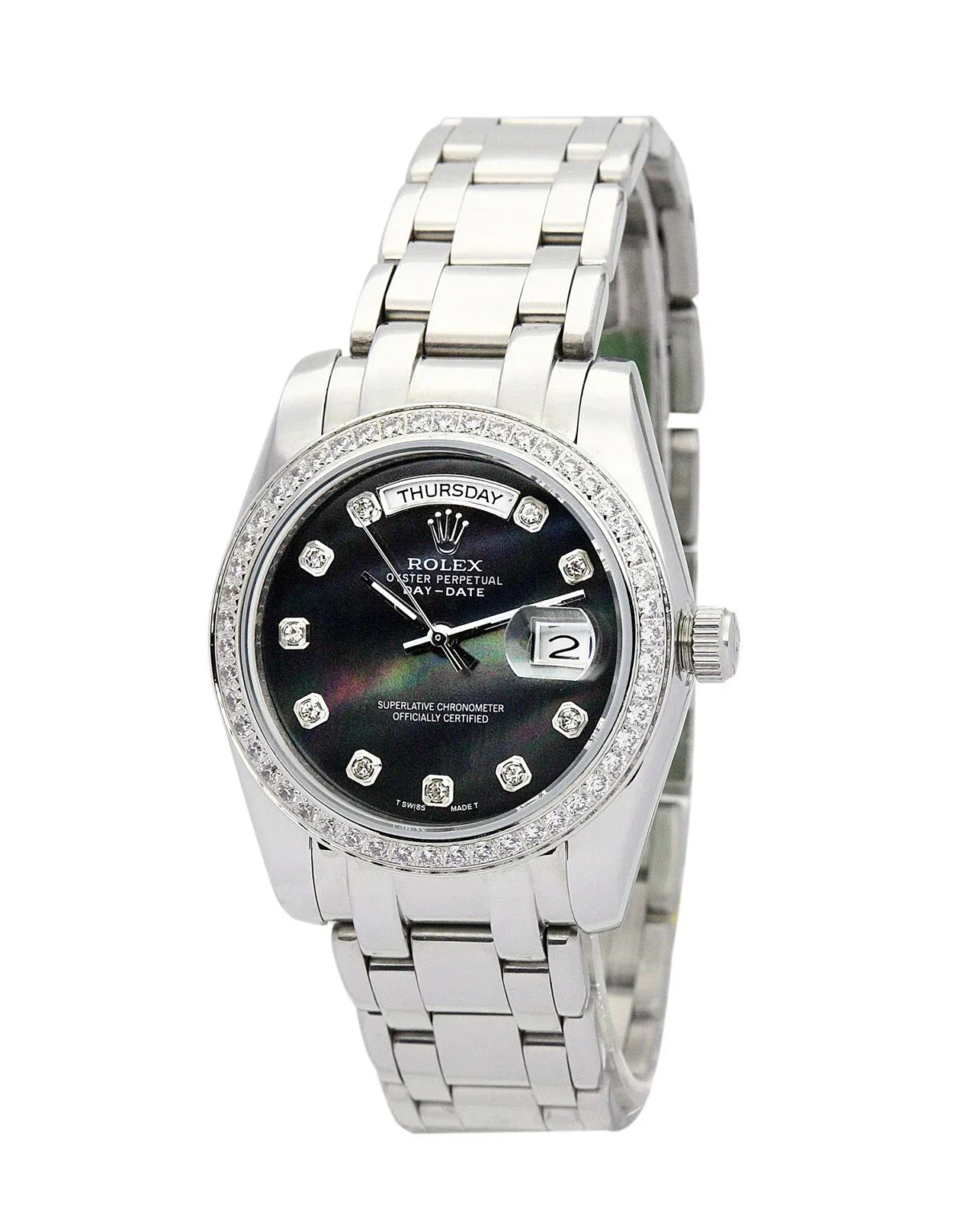 Rolex Day-Date Black Dial, 36mm