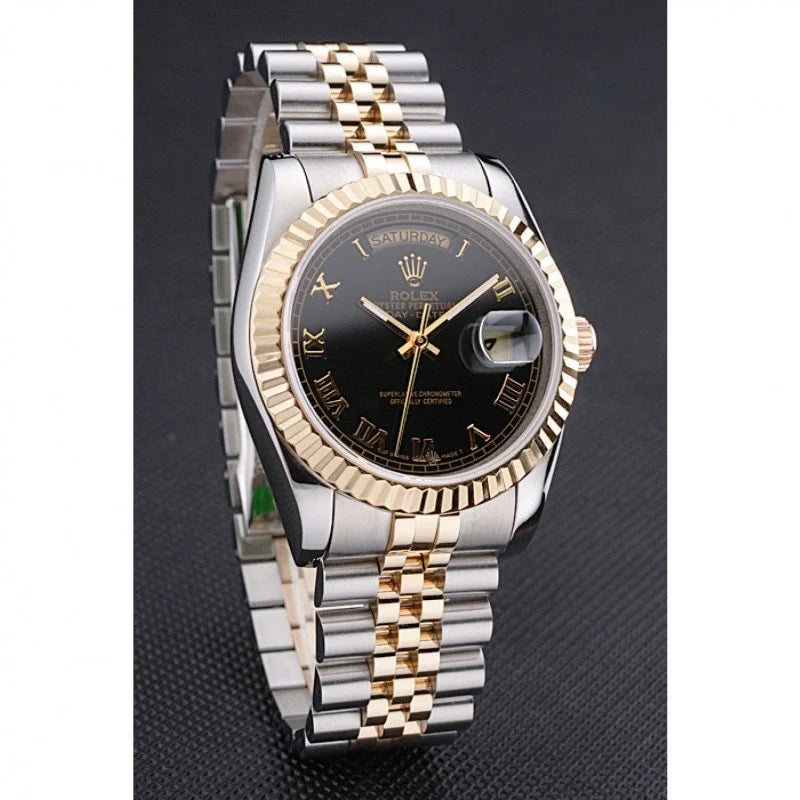 Rolex Day-Date Black Dial, 36 mm