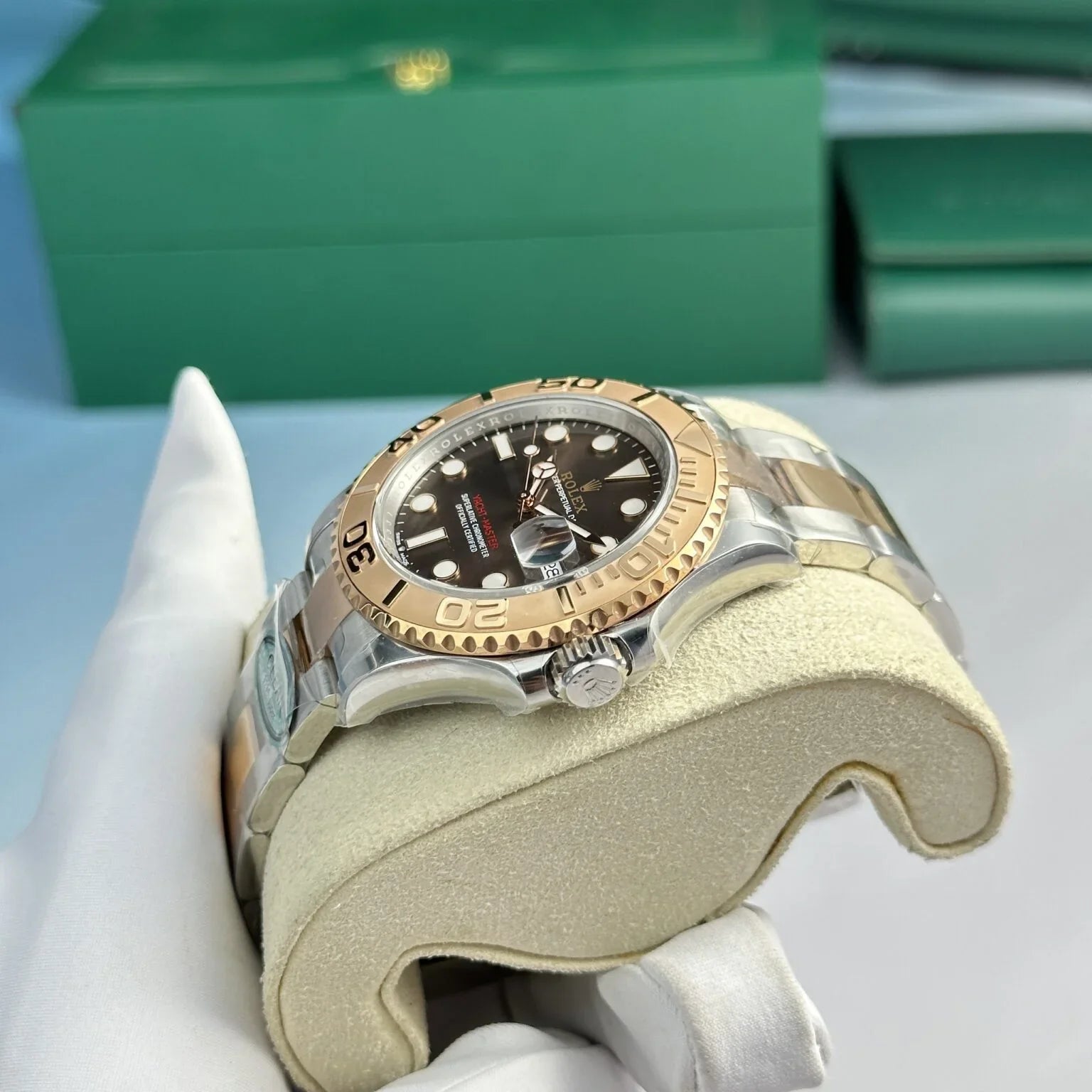 Rolex Yacht Master Bicolor Chocolate Dial, 40 mm