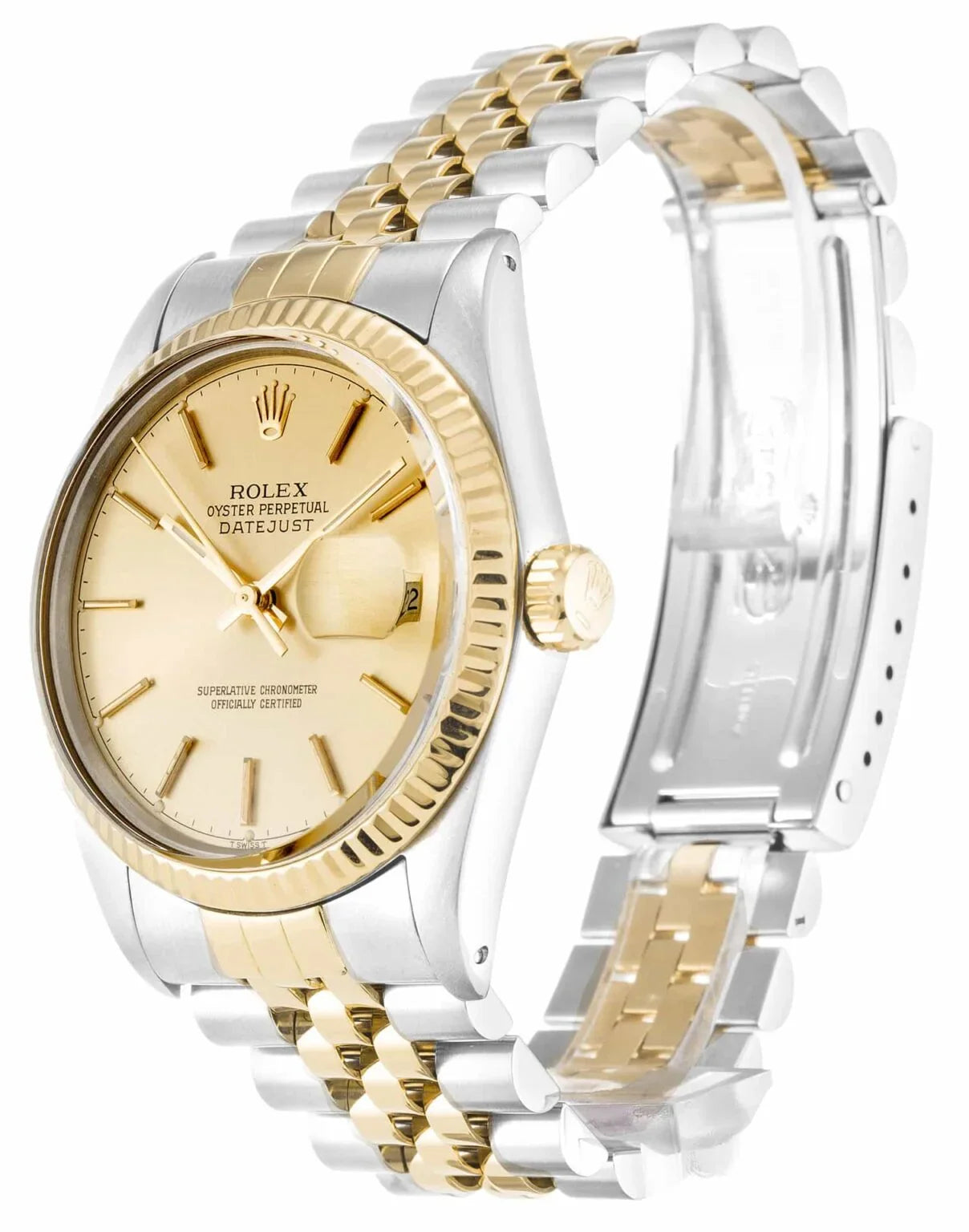 Rolex Datejust Two tone Champagne Dial 36mm