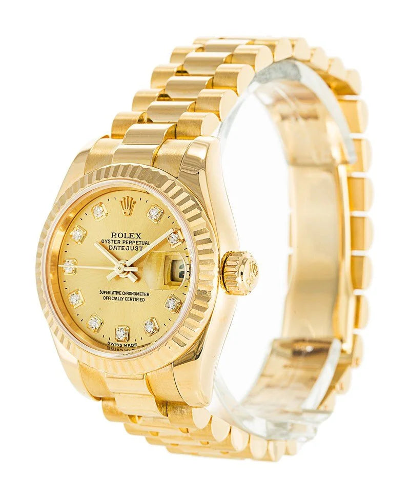 Rolex Datejust Gold Dial 26mm