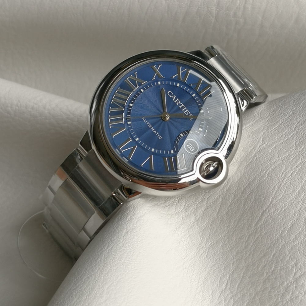 Cartier BALLON BLEU Blue Dial, 42mm