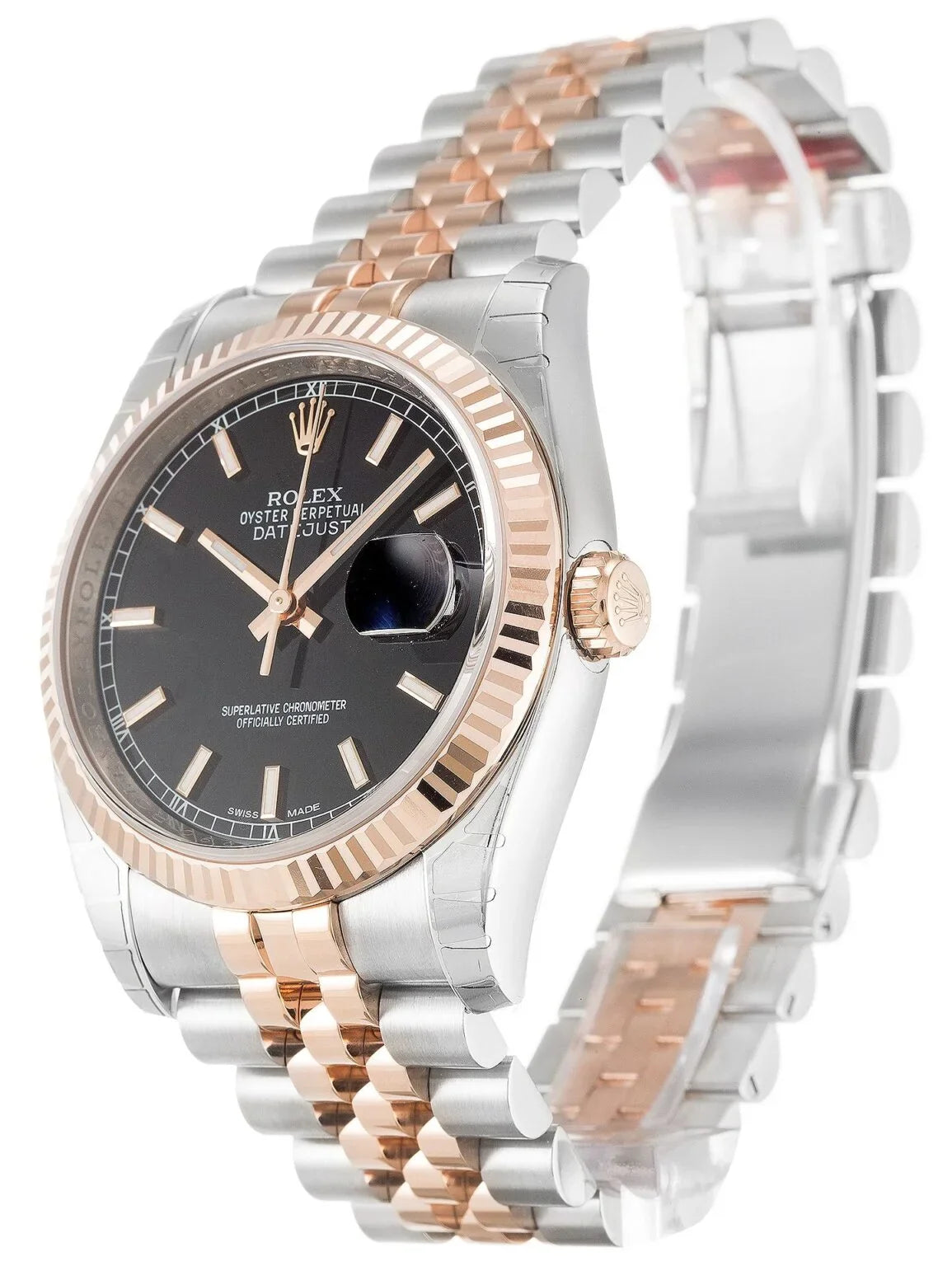 Rolex Datejust Two-Tone Black Dial, 36mm