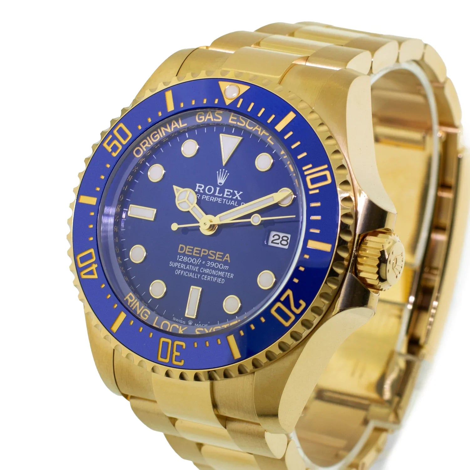 Rolex Sea-Dweller Deepsea Gold Blue Dial