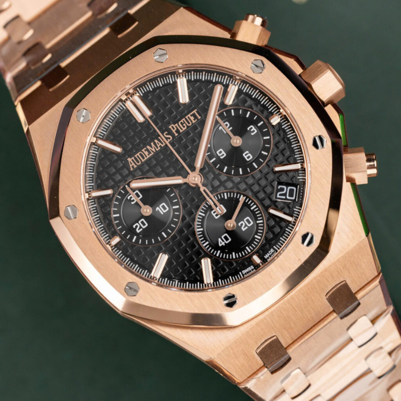 Audemars Piguet Royal Oak Rose Gold Blue Dial