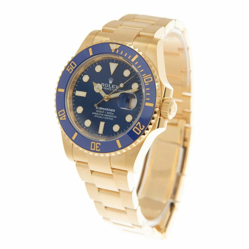 Rolex Submariner Gold, Blue Dial