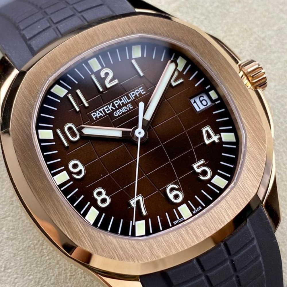 Patek Philippe Aquanaut Gold, Brown Dial