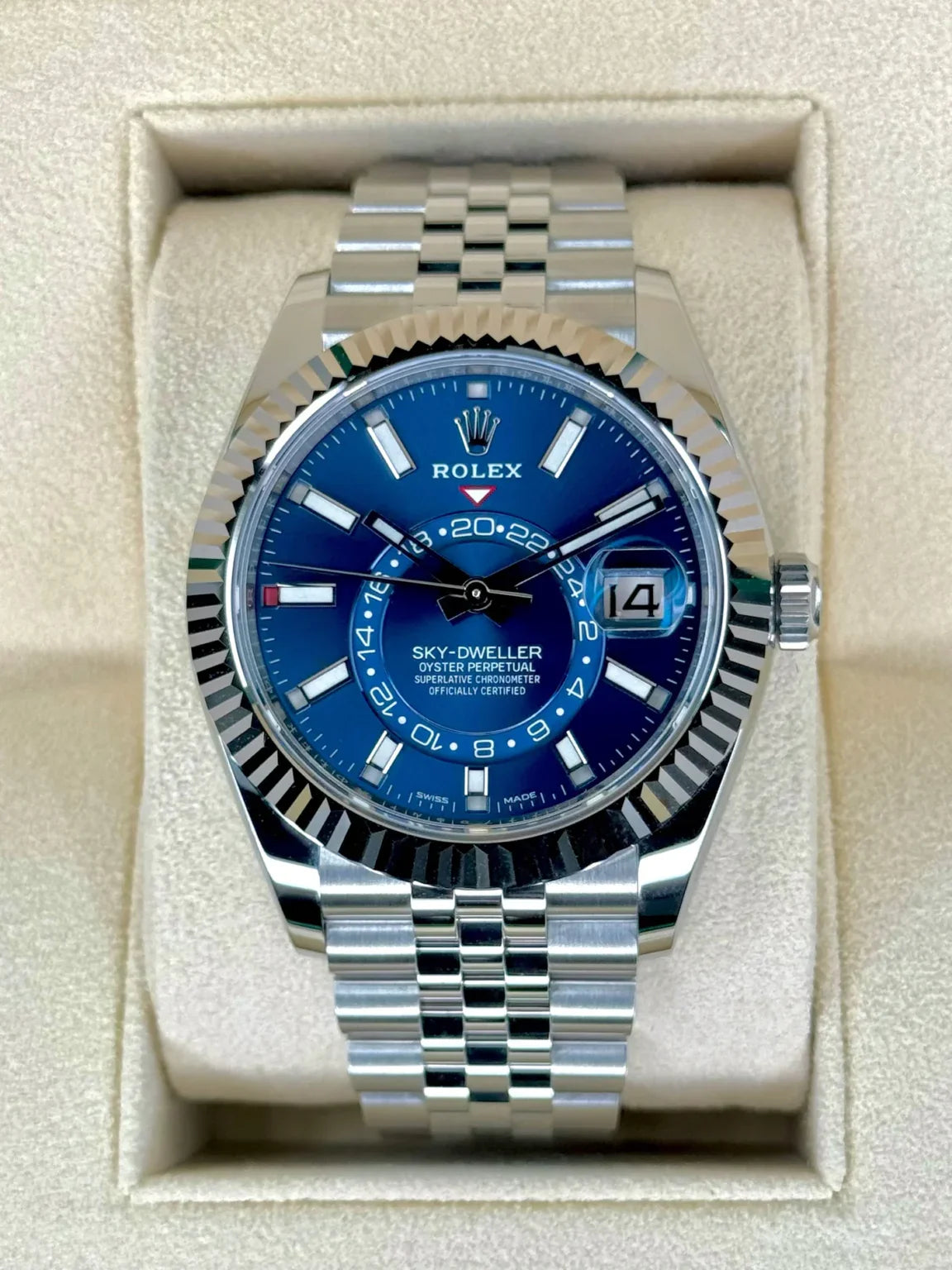 Rolex Sky-Dweller Bright Blue Dial