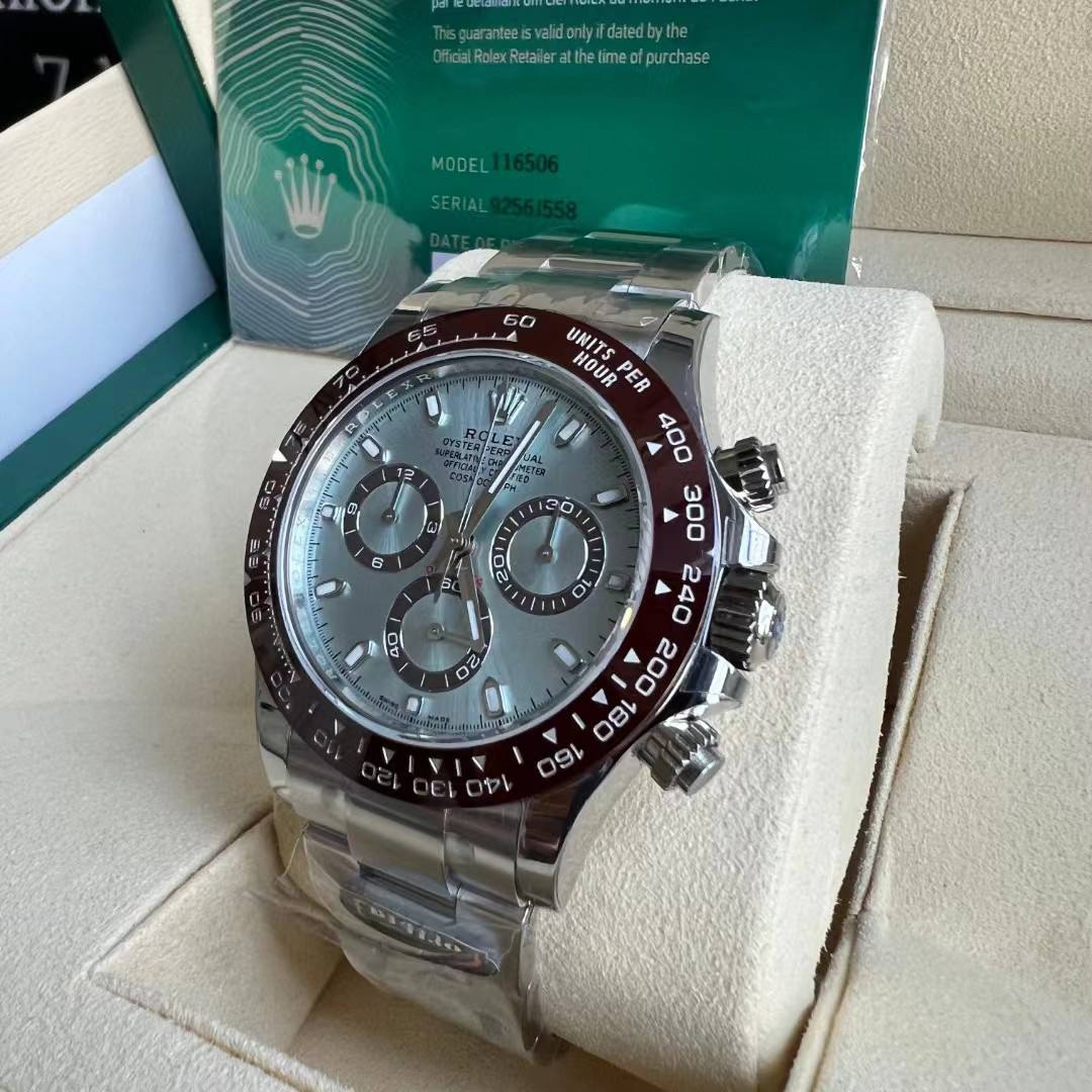 Rolex Daytona Ice  Blue dial, Chocolate "Platona"