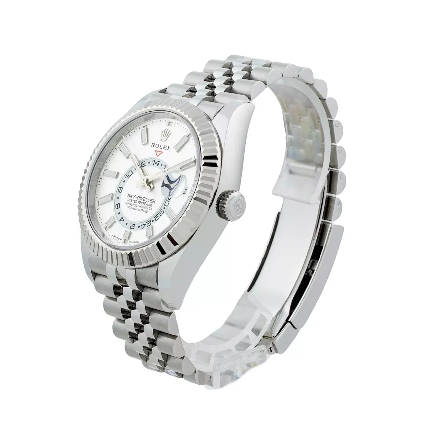 Rolex Sky-Dweller Intense White Dial Jubilee