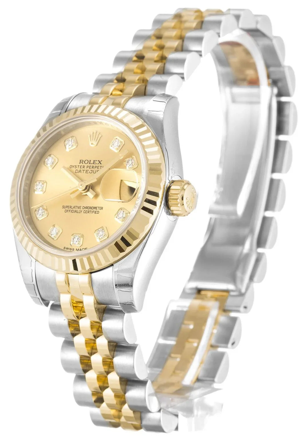 Rolex Datejust Two-tone Gold Dial With Diamonds 26mm