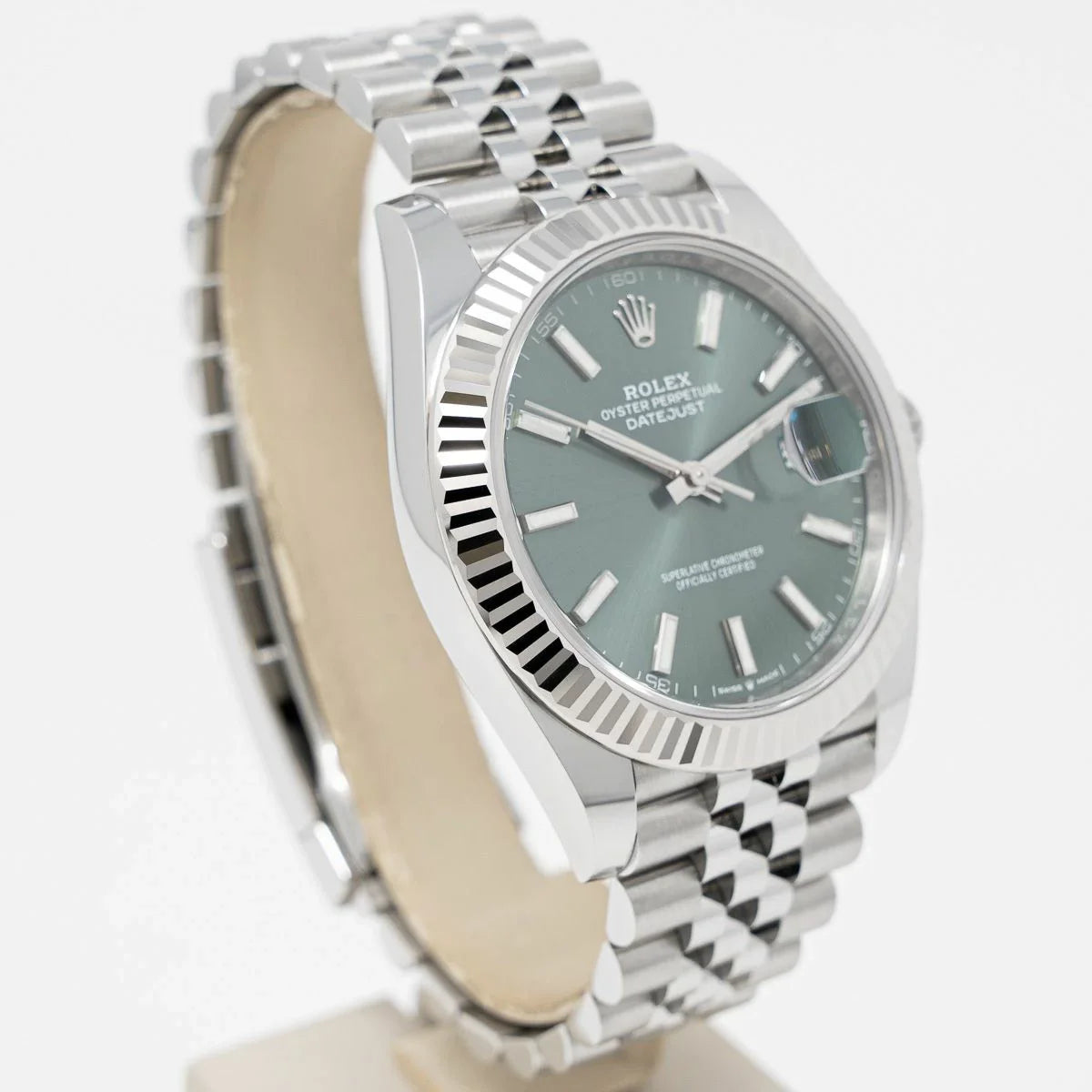 Rolex Datejust Green Dial Jubilee