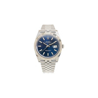 Rolex Datejust Blue Dial Jubelee