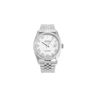 Rolex Datejust White Dial With Roman Numerals 36mm