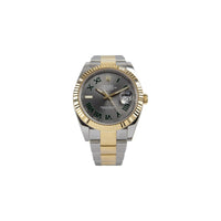 Rolex Datejust two-tone “Wimbledon” rhodium-plated dial