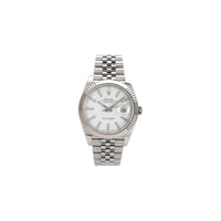 Rooex Datejust Grey White Dial