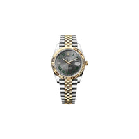 Rolex Datejust With Fhodium-Plated "Wimbledon" Jubilee Dial, 41mm