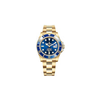 Rolex Submariner Gold, Blue Dial