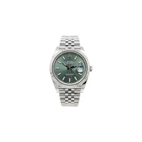 Rolex Datejust Green Dial Jubilee