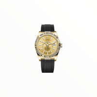 Rolex Sky-Dweller Champagne Dial with Rubber Strap