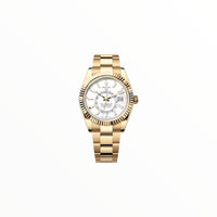 Rolex Sky-Dweller Gold White Dial