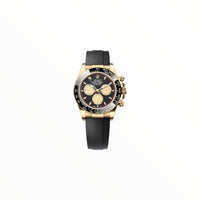 Rolex Daytona Deep Black Dial With Rubber Strap