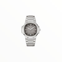 Patek Philippe Nautilus, Diamond Bisel Grey Dial