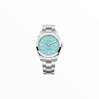 Rolex Oyster Perpetual Tiffany blue dial, 41 mm