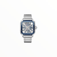 Cartier Santos Blue Skeleton, 39.8mm