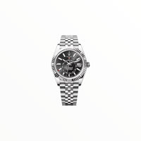 Rolex Sky-Dweller Glossy Black Dial Jubilee