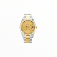 Rolex Oyster Perpetual Date Two-Tone Champagne Dial, 34 mm