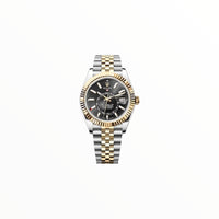 Rolex Sky-Dweller Glossy Black Dial Jubilee