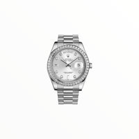 Rolex Day-Date Silver Dial, 36 mm
