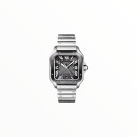 Cartier Santos Gray Dial, 39.8mm