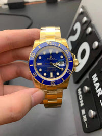 Rolex Submariner Gold, Blue Dial
