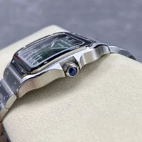 Cartier Santos Green Dial, 39.8mm