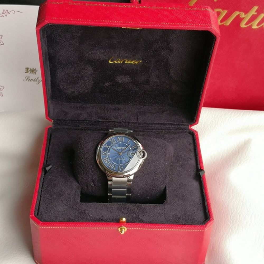 Cartier BALLON BLEU Blue Dial, 42mm
