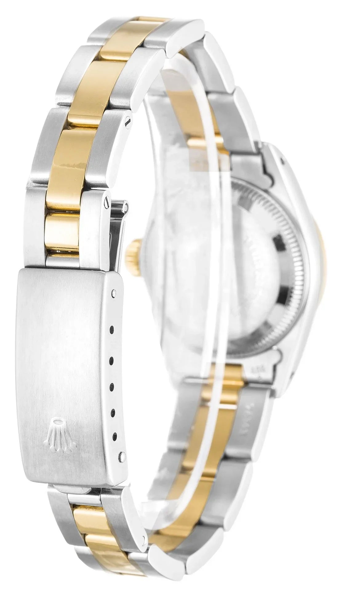 Rolex Oyster Perpetual Two-Tone Lady Silver Dial, 26 mm