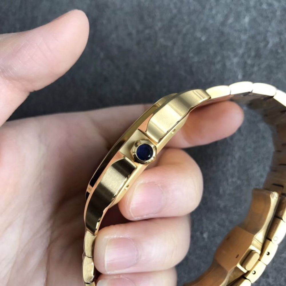Cartier Santos Gold, 35.1mm