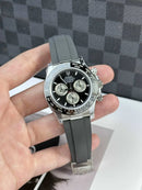 Rolex Daytona Black Dial With Rubber Strap