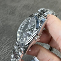 Rolex Datejust rhodium dial