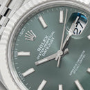 Rolex Datejust Green Dial Jubilee