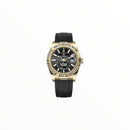 Rolex Sky-Dweller Gold Black Dial with Rubber Strap