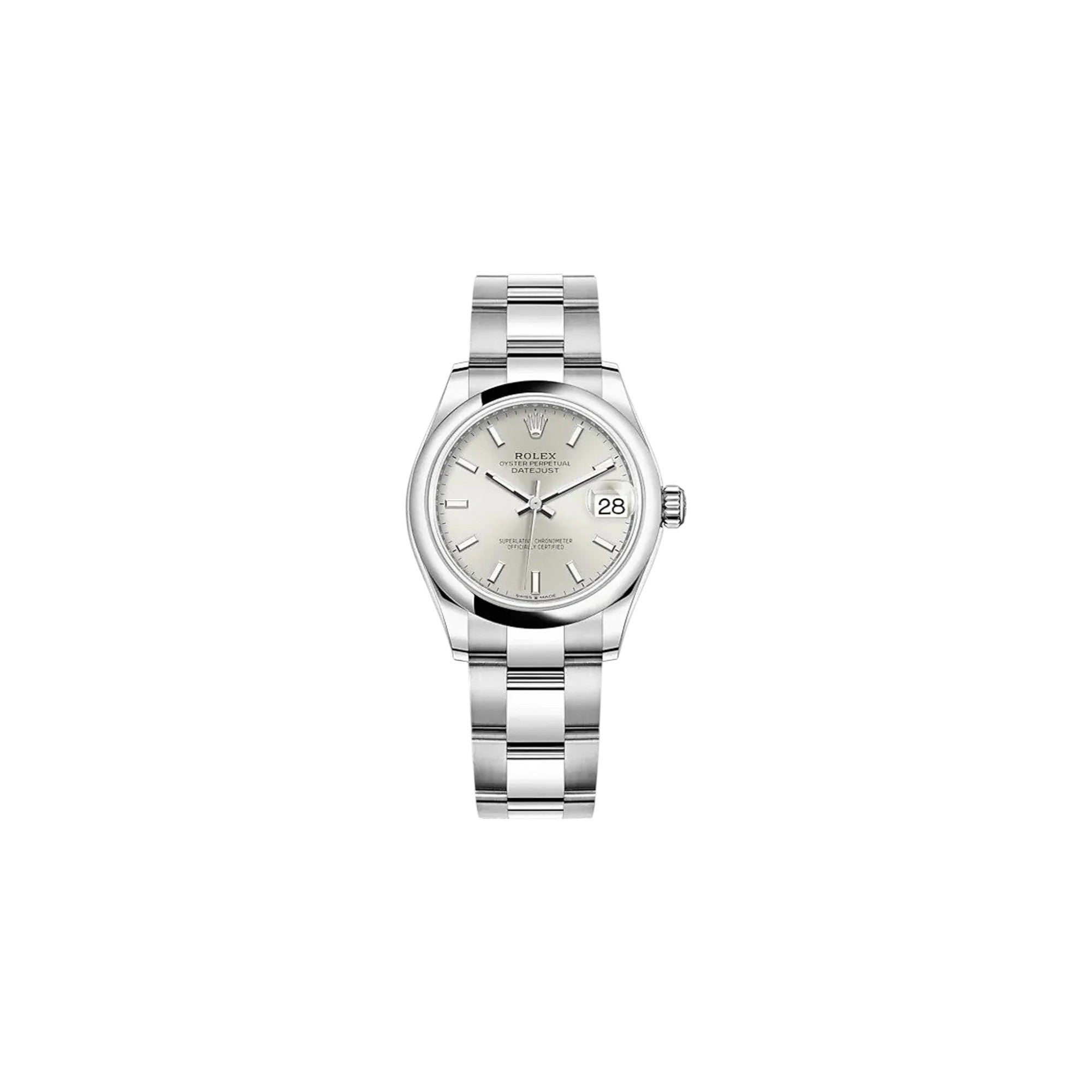 Rolex Datejust Silver Dial, 31mm