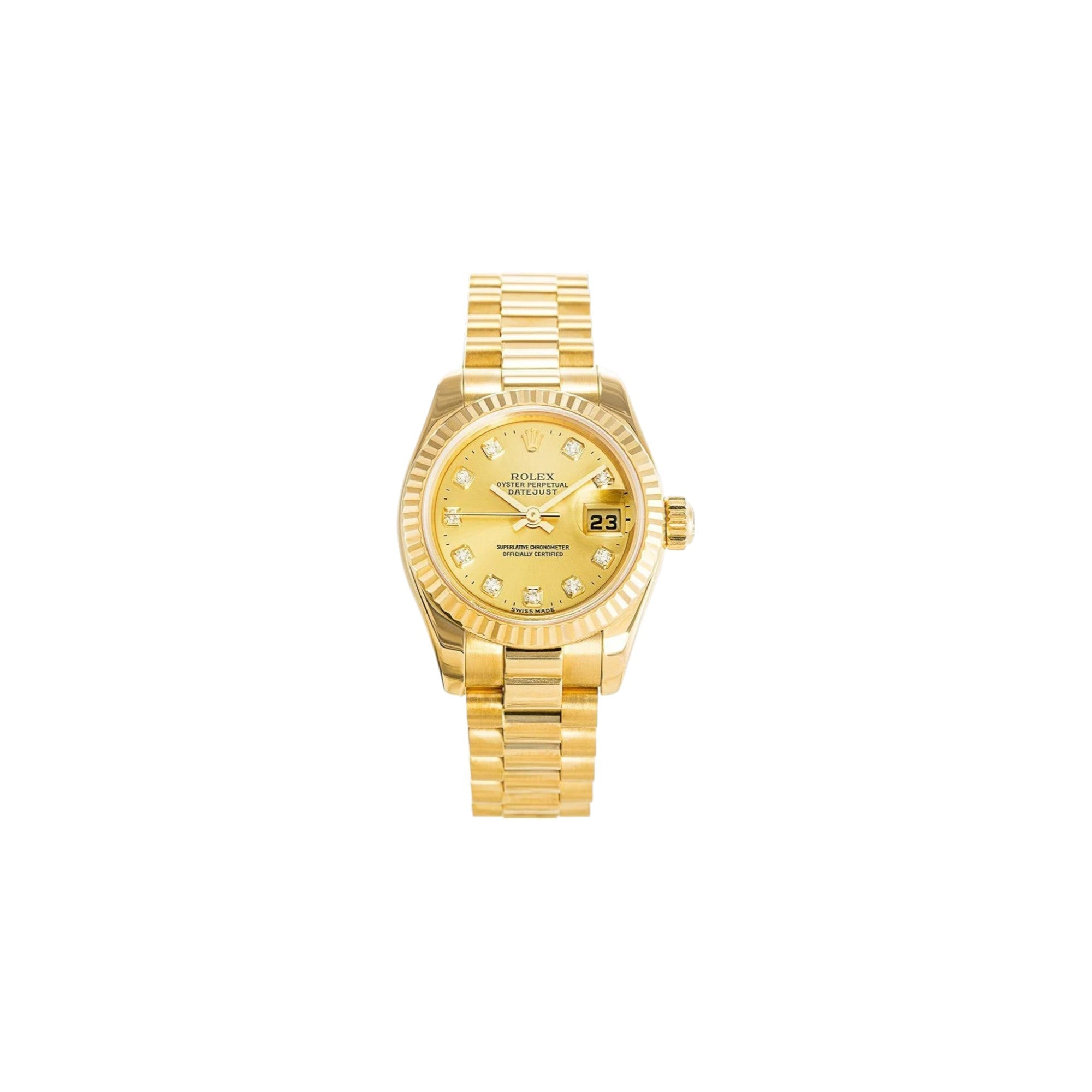 Rolex Datejust Gold Dial 26mm